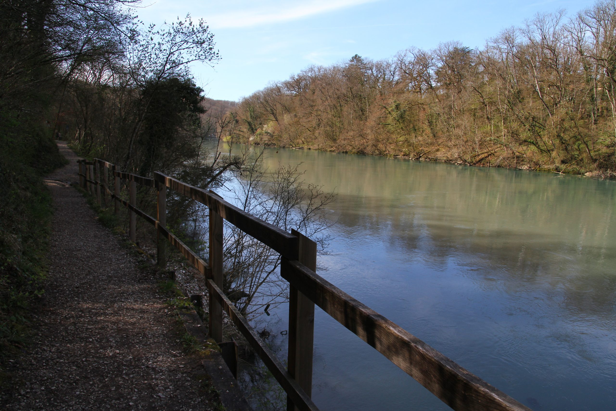 Sentier du Rhône (mars 2024)