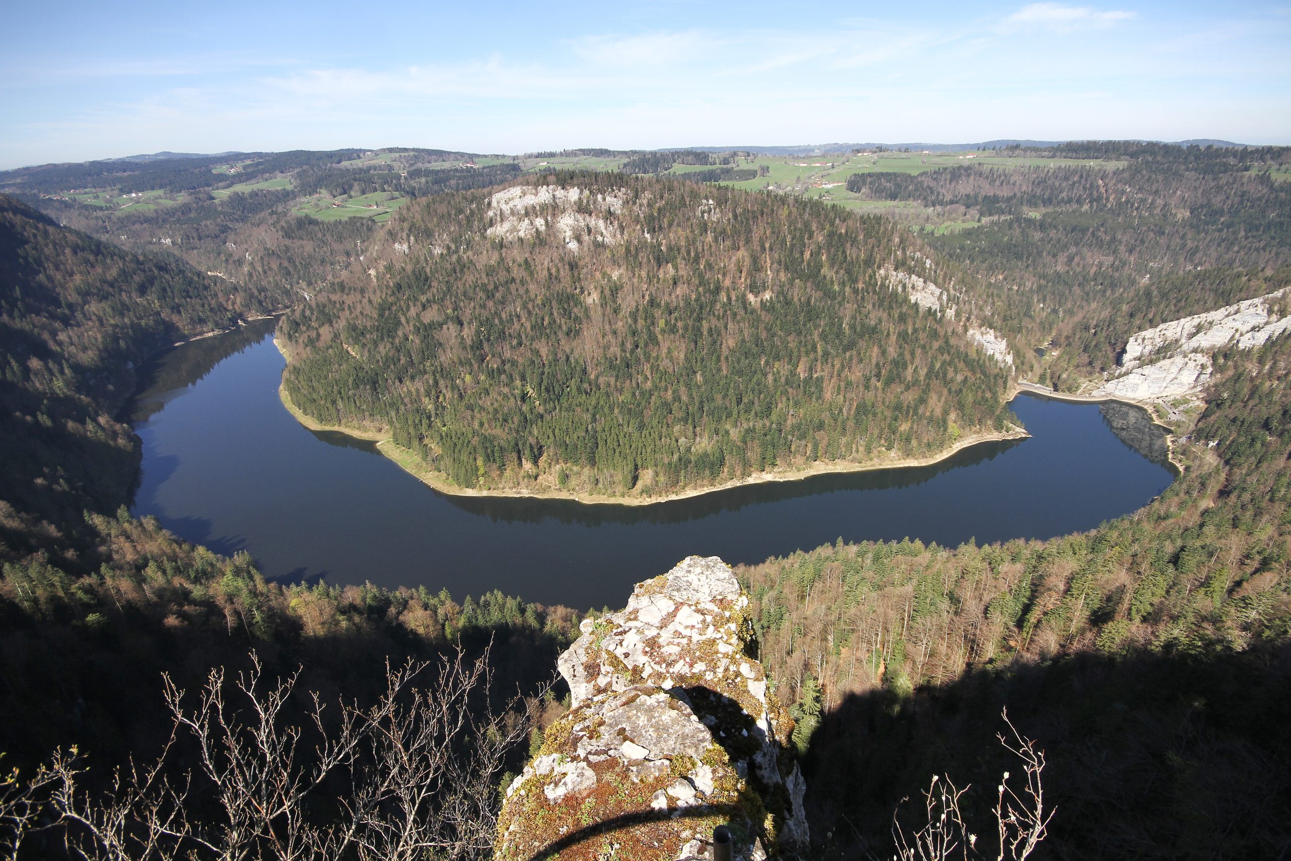 Côtes de Moron et saut du Doubs (avril 2024)