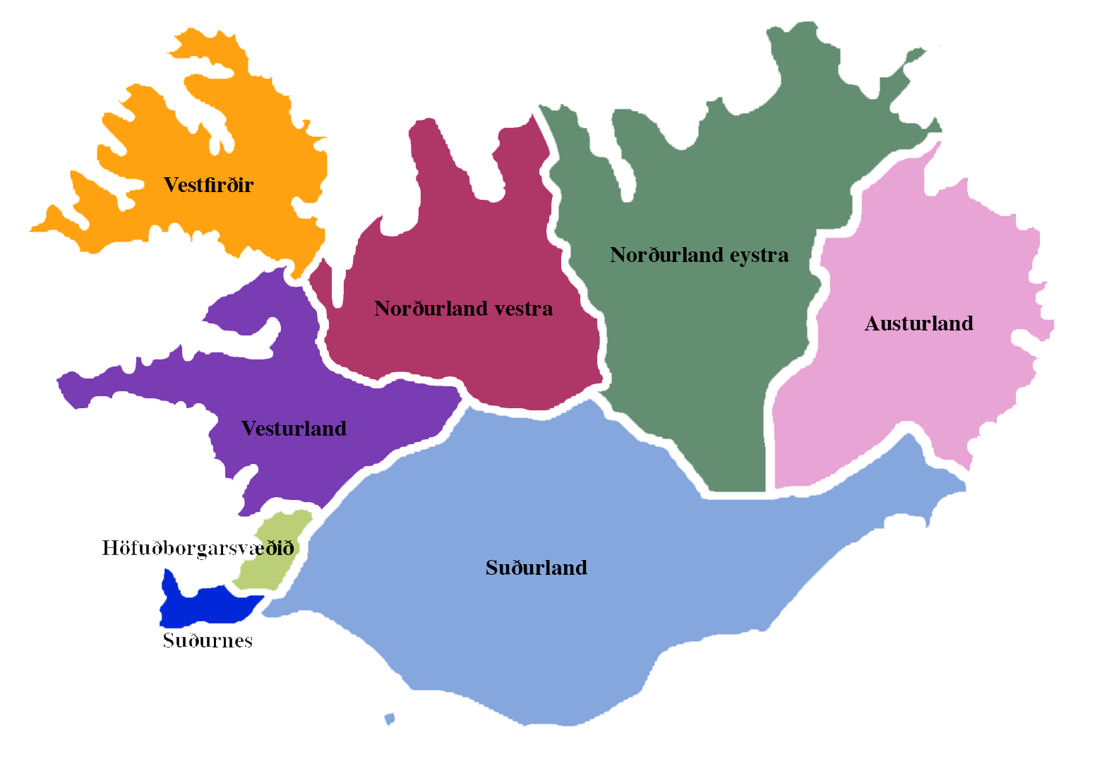 régions islande2