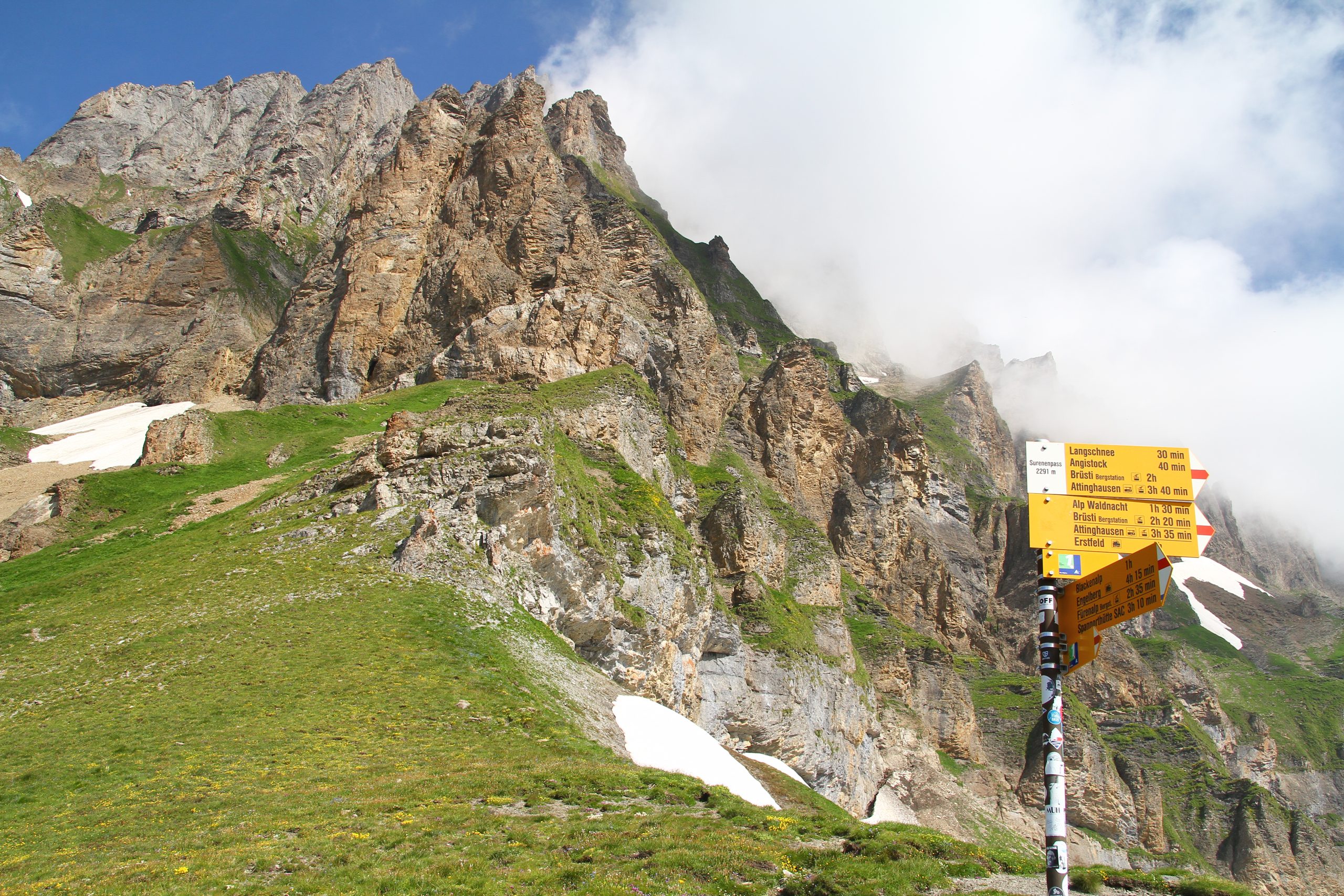 Le col du Surenen (juillet 2024)