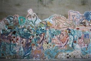"fresque" murale de Zagar