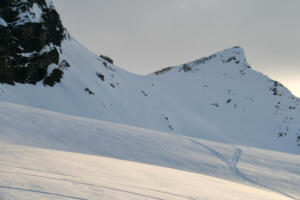 descente sur le glacier