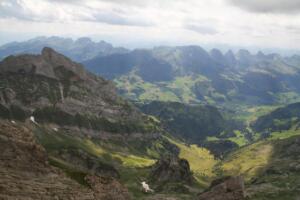vue sur le Haut Toggenburg et les Churfirsten