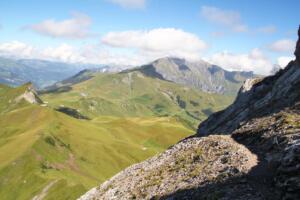 sur la montée de l'Aeugi
