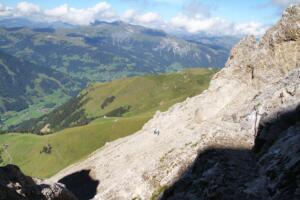 sur la montée de l'Aeugi