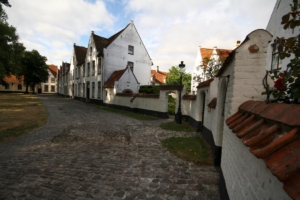 dans le Béguinage de Bruges