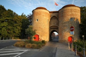 Bruges: la porte de Gand (Gentpoort)