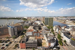 depuis la terrasse supérieures du MAS
