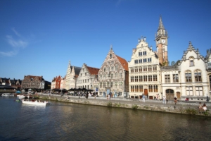 Gand: Graslei (le quai aux herbes)