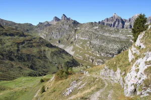 en montant dans le Martertal