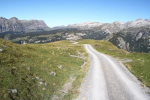 sur la route qui descend vers Bisisthal