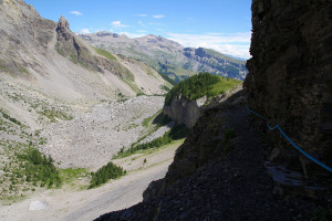 le chemin de la Conduite et ses cordes