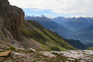vue en arrière sur le Pas de Maimbré