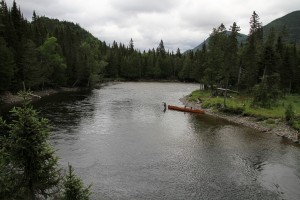 pêche sur la rivière Sainte-Anne