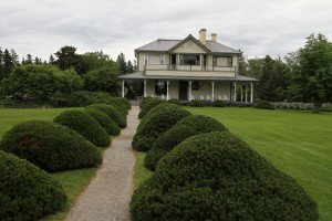 dans les jardin de Métis