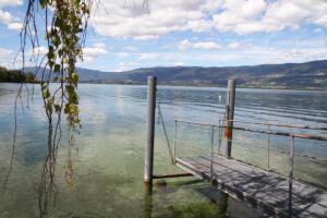 bord du lac à Yvonand