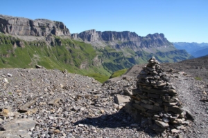 sur la moraine