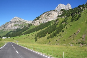 sur la route du Klausen (à Urnerboden)