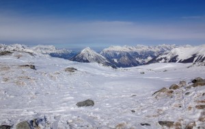 depuis le sommet : en direction de la vallée du Rhône