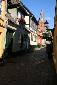 Hjelmerstald (une des plus vieilles ruelles de la ville) 