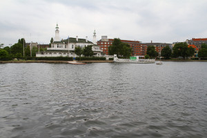 un des lacs artificiels de Copenhague