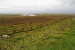 sur la colline du radar (sur Benbecula)