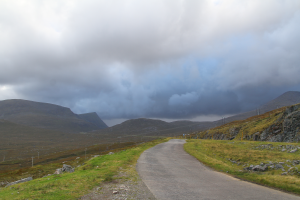 sur la route entre Tarbert et Stornoway