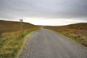 sur Pentland Road en direction de Stornoway