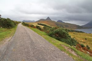 sur la petite route en direction de Lochinver