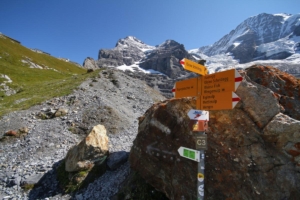 en montant à Eigergltescher