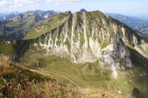Bürgle depuis le sommet du Gantrisch