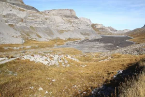 le Daubensee presque à sec