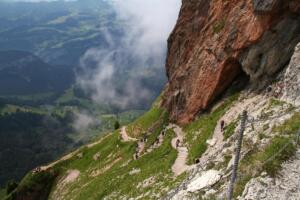 dans la montée du Gross Mythen