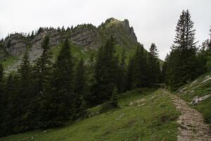 montée vers la cabane de Lobhorn