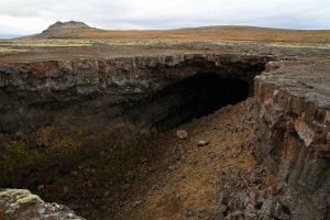 grotte de lave de Surtshellir 
