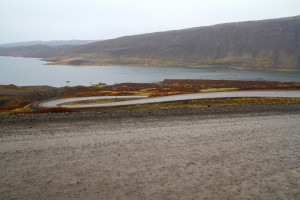 la 60 qui descend vers le þorskafjörður 