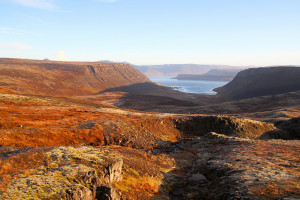 la 63 descend vers Bíldudalur
