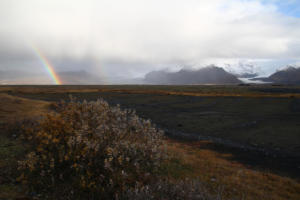 en arrivant près de Skaftafell