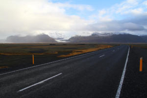 sur la 1 près de Skaftafell