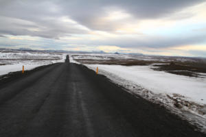 en direction de Myvatn par la 87