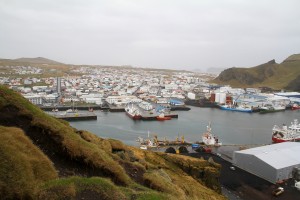 en montant sur l'Heimaklettur