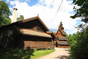 Oslo : musée folklorique norvégien (Gol stavkirke)