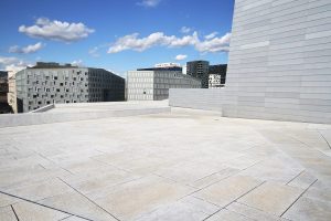 Oslo : sur le toit de l'opéra