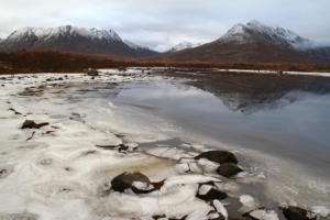 lac gel au fond du Forfjorden