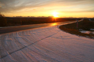 lever de soleil sur la 82