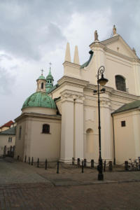 Varsovie : Église Saint-Hyacinthe (rue Freta)