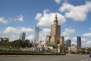 Varsovie : Palais de la culture et de la science (Pałac Kultury i Nauki )