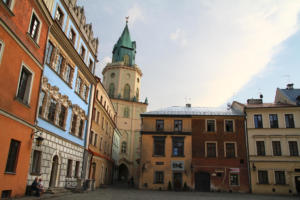 Lublin : Tour Trynitarska (depuis le Rynek)