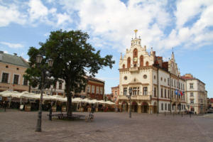 Rzeszów : Rynek et hôtel de ville