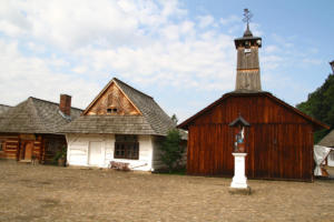 Musée en plein air de Sanok : Galicyjski Rynek (la place du marché galicien) - maison des pompier